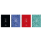LOT de 4 Agenda scolaire Enri Dentity 25/26, spirale, semainier - Format 4º - Couverture extra rigide - Coins microperforés - Es