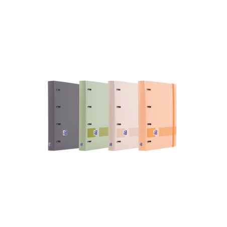 LOT de 10 Chemise Oxford Europeanbinder+ Boreal format A4+ avec recharge de 100 feuilles, quadrillage 5 x 5 mm, couverture en po