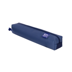 LOT de 5 Oxford Kangoo & You Petit étui carré - En cuir nappa - Bande élastique pour accrocher au carnet - Bleu