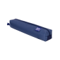 LOT de 5 Oxford Kangoo & You Petit étui carré - En cuir nappa - Bande élastique pour accrocher au carnet - Bleu