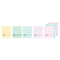 LOT de 5 Cahier à spirale Oxford Live and Go - Format A4+ - 120 feuilles - Quadrillage 5x5 mm - Couverture plastique - Anti-tran