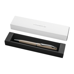 Stylo bille rétractable Pelikan Jazz Noble - Pointe de 1 mm - Mécanisme à rotation - Recharge bleue 337M - Coffret cadeau - Fini