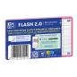 Lot de 30 fiches questions/réponses Oxford - Format A7 - Lignée horizontalement (1 ligne) - Papier cartonné 250 g - Numérisation