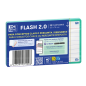 Lot de 30 fiches questions/réponses Oxford - Format A7 - Lignée horizontalement (1 ligne) - Papier cartonné 250 g/m² - Numérisat