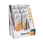 Coffret Pelikan avec 12 crayons Infinity - Corps en aluminium - Permet d'écrire jusqu'à 16 km sans tailler - Capuchon assorti -