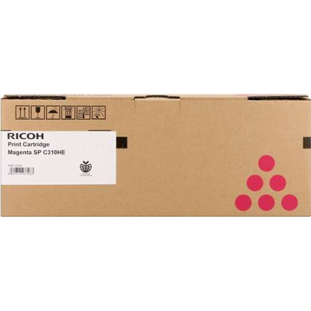 Ricoh Aficio SPC231/SPC232/SPC242/SPC310/ SPC311/SPC312/SPC320/SPC342 Magenta cartouche de toner d'origine-407636/406481/SPC310M
