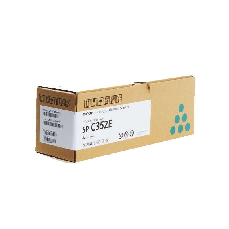 Ricoh SP C352E Cartouche de toner cyan d'origine - 408216/SP C352E