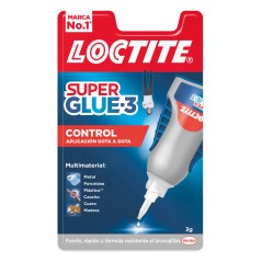 ✅ Loctite Superglue-3 Control Bl 3gr - Adhésif Extra Fort - Résistant à l'Eau - Transparent et Durable couleu en stock