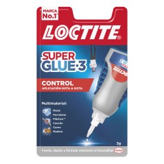 ✅ Loctite Superglue-3 Control Bl 3gr - Adhésif Extra Fort - Résistant à l'Eau - Transparent et Durable couleu en stock