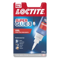 Loctite Superglue-3 XXL Bl 20Gr - Adhésif Universel Instantané - Transparent et Séchage Rapide - Résistant à l'Eau et aux
