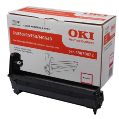 OKI C5850/C5950/MC560 Tambour d'Image Original Magenta - 43870022 (Tambour)