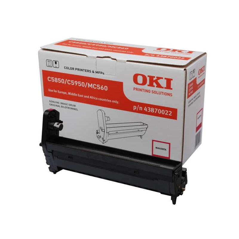 OKI C5850/C5950/MC560 Tambour d'Image Original Magenta - 43870022 (Tambour)