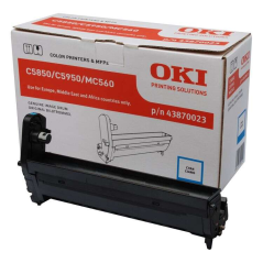 OKI C5850/C5950/MC560 Tambour d'Image Original Cyan - 43870023 (Tambour)