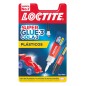 Loctite Superglue-3 Difficile Plastics Bl 4 ml + 2gr - Colle transparente et liquide - Formulé pour les plastiques difficiles