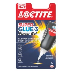 ✅ Loctite Superglue-3 Control Power Gel 3gr - Adhésif instantané flexible et extra fort - Résistant aux chocs en stock