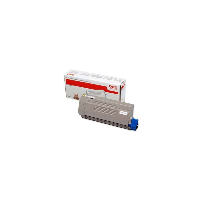 OKI C710/C711 Cartouche de toner jaune d'origine - 44318605