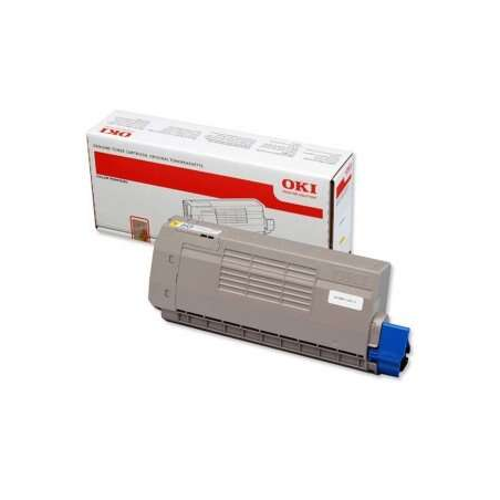OKI C710/C711 Cartouche de toner jaune d'origine - 44318605