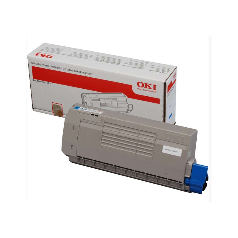 OKI C710/C711 Cartouche de toner cyan d'origine - 44318607