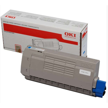 OKI C710/C711 Cartouche de toner cyan d'origine - 44318607