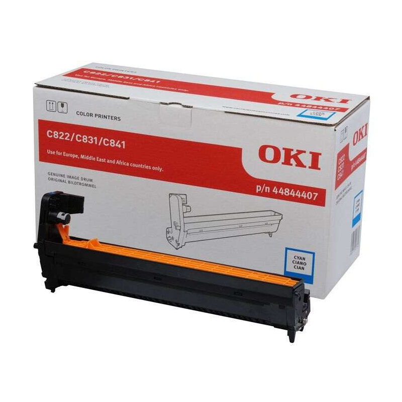 OKI C822/C831/C841 Tambour d'Image Original Cyan - 44844407 (Tambour)