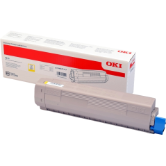 OKI C813 Cartouche de toner jaune d'origine - 46471113