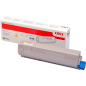 OKI C813 Cartouche de toner jaune d'origine - 46471113