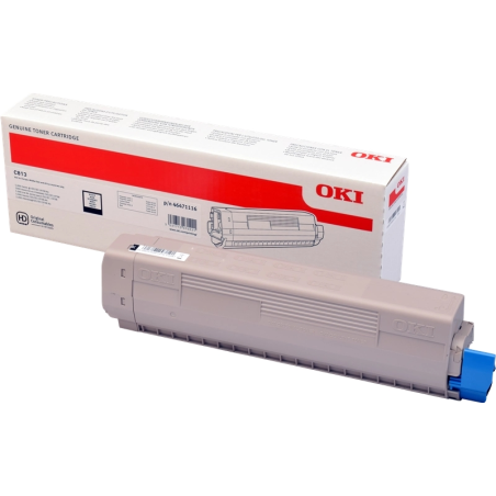 OKI C813 Cartouche de toner noir d'origine - 46471116