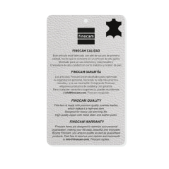 Porte-documents portable Finocam Andrea - Anneaux 4 x 16 mm - Cuir de vachette - Fermeture éclair - Format A4 (210 x 297 mm) - B