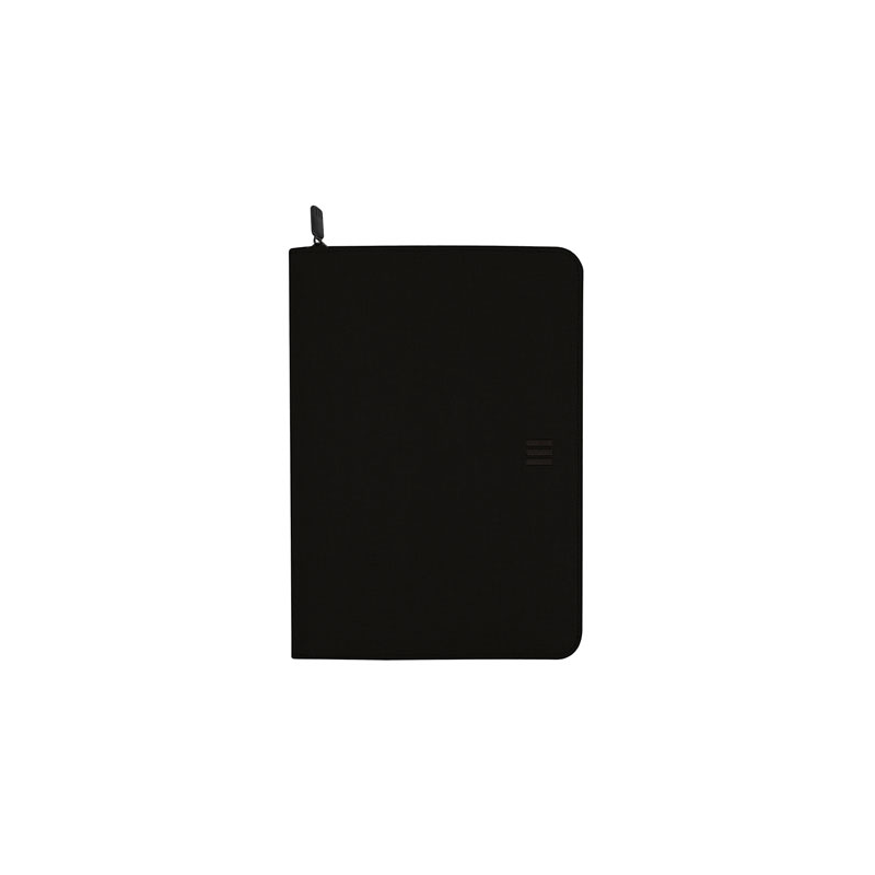 Porte-documents portable Finocam Série 00 J955.3 - Biomaterial Cactus - Fermeture éclair - Format A5 - 148 x 210 mm - Bloc-notes
