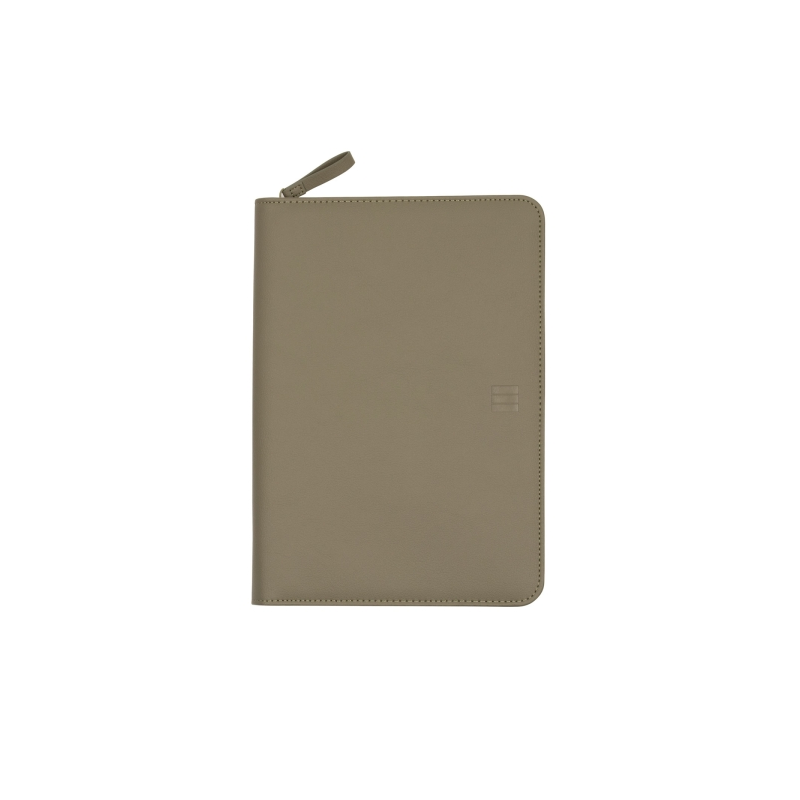 Porte-documents portable Finocam Nopal - Biomaterial Cactus - Fermeture éclair - Format A5 - 148 x 210 mm - Bloc-notes - Papier