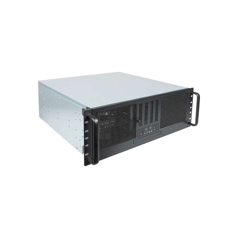 Unykach UK4329 Boîtier rack 4U 19" - Tailles de disque prises en charge 3,5", 2,5" - Baie ODD - Filtre anti-poussière - USB-A 3.