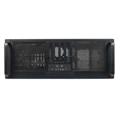 Unykach UK4329 Boîtier rack 4U 19" - Tailles de disque prises en charge 3,5", 2,5" - Baie ODD - Filtre anti-poussière - USB-A 3.