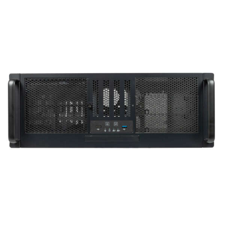 Unykach UK4329 Boîtier rack 4U 19" - Tailles de disque prises en charge 3,5", 2,5" - Baie ODD - Filtre anti-poussière - USB-A 3.