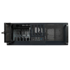 Unykach UK4329 Boîtier rack 4U 19" - Tailles de disque prises en charge 3,5", 2,5" - Baie ODD - Filtre anti-poussière - USB-A 3.