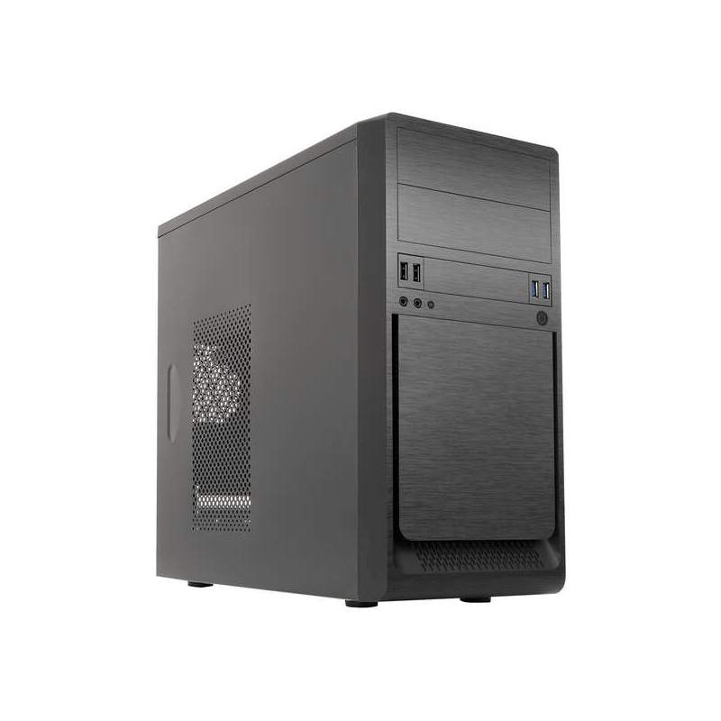 Unykach UK6023 U3 Boîtier tour MicroATX - Alimentation 500 W incluse - Taille de disque prise en charge 3,5", 2,5" - USB-A 3.2/2