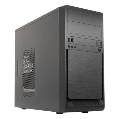Unykach UK6023 U3 Boîtier tour MicroATX - Alimentation 500 W incluse - Taille de disque prise en charge 3,5", 2,5" - USB-A 3.2/2