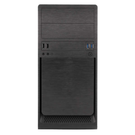 Unykach UK6023 U3 Boîtier tour MicroATX - Alimentation 500 W incluse - Taille de disque prise en charge 3,5", 2,5" - USB-A 3.2/2