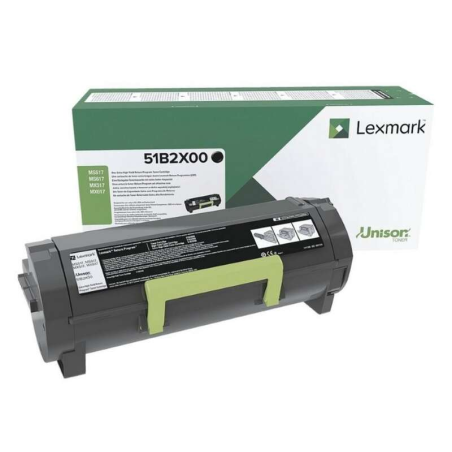 Lexmark MS517/MS617/MX517/MX617 Cartouche de toner noir d'origine - 51B2X00