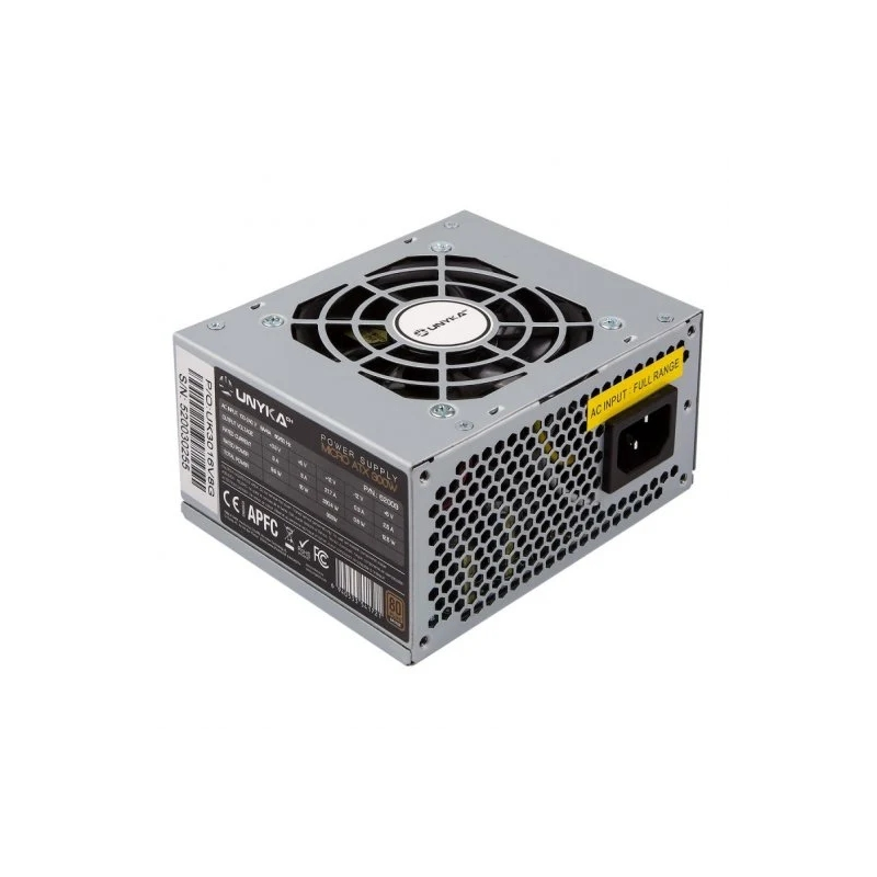 Alimentation Unykach SFX 300W 80% Plus Bronze 300W MATX/SFX - Ventilateur 80mm