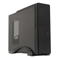Unykach UK2010SE Boîtier tour MicroATX - Alimentation 450 W incluse - Taille de disque prise en charge 3,5", 2,5" - USB-A 3.2, U