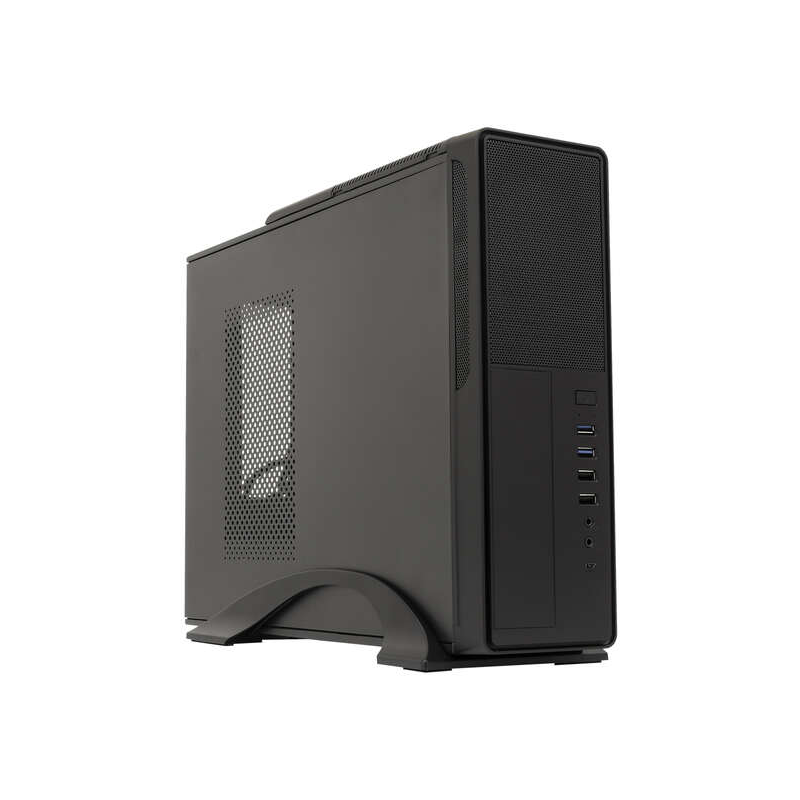 Unykach UK2010SE Boîtier tour MicroATX - Alimentation 450 W incluse - Taille de disque prise en charge 3,5", 2,5" - USB-A 3.2, U