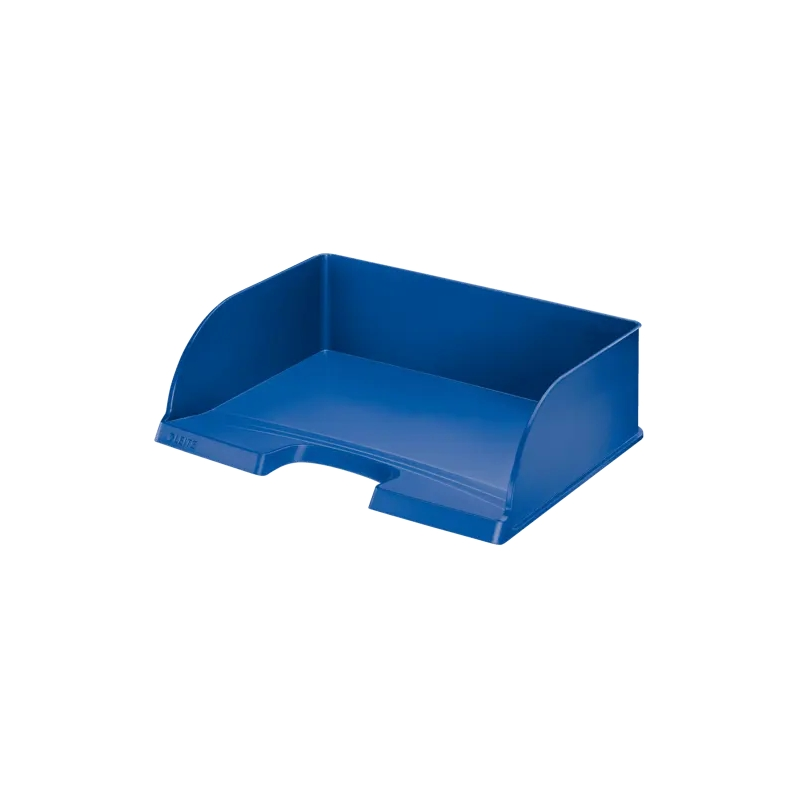 Plateau à documents Leitz Plus Jumbo grande capacité - Accès paysage - Jusqu'à 10 unités empilables - Bleu