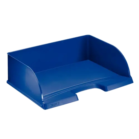 Plateau à documents Leitz Plus Jumbo grande capacité - Accès paysage - Jusqu'à 10 unités empilables - Bleu