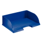 Plateau à documents Leitz Plus Jumbo grande capacité - Accès paysage - Jusqu'à 10 unités empilables - Bleu