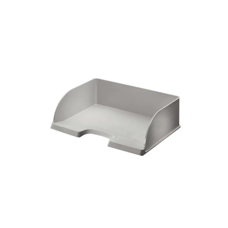 Plateau à documents Leitz Plus Jumbo grande capacité - Accès paysage - Jusqu'à 10 unités empilables - Gris