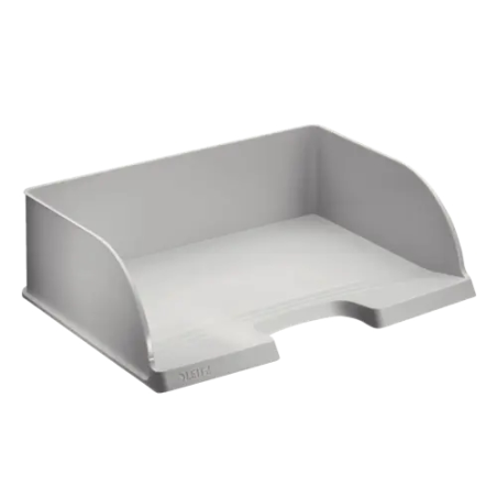 Plateau à documents Leitz Plus Jumbo grande capacité - Accès paysage - Jusqu'à 10 unités empilables - Gris