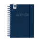 Agenda scolaire Finocam Institut 26/27 en catalan - Vue hebdomadaire verticale - 4e format - 155 x 215 mm - Couverture en polypr