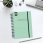 Agenda scolaire Finocam Institut 26/27 en catalan - Vue hebdomadaire verticale - 4e format - 155 x 215 mm - Couverture en polypr