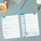 Agenda scolaire Finocam Magistral 26/27 en catalan - Vue hebdomadaire horizontale - Format A4 - 155 x 212 mm - Couverture en pol