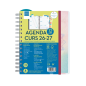 Agenda scolaire Finocam Magistral 26/27 en catalan - Vue hebdomadaire horizontale - Format A4 - 155 x 212 mm - Couverture en pol